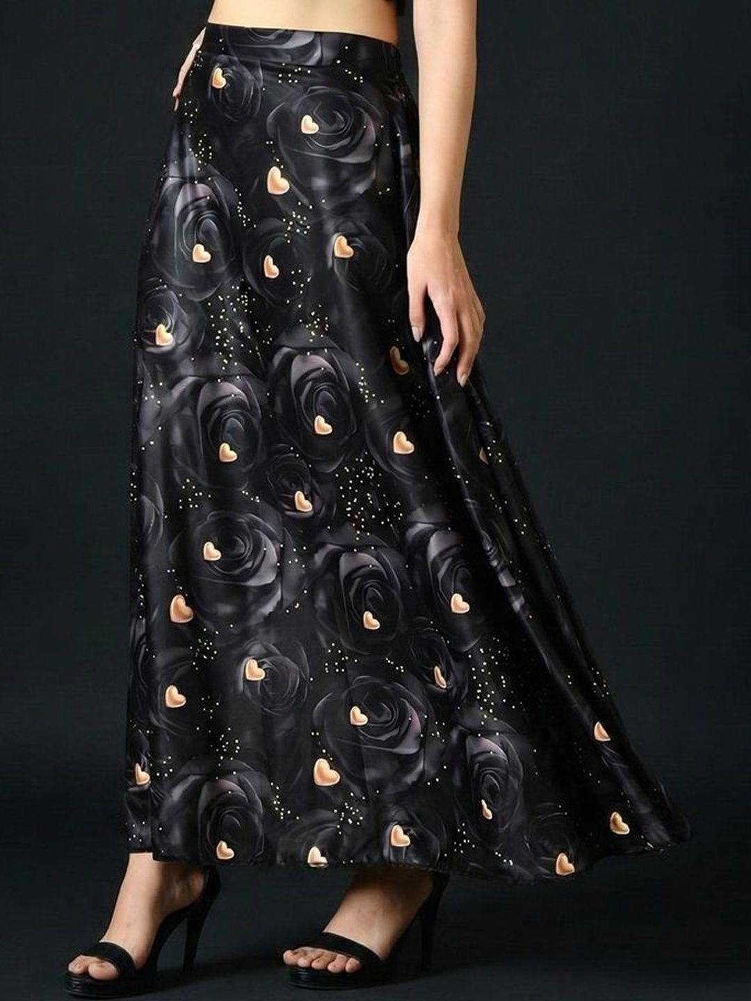 Vagisha Printed Flared Maxi Skirts-picture-58