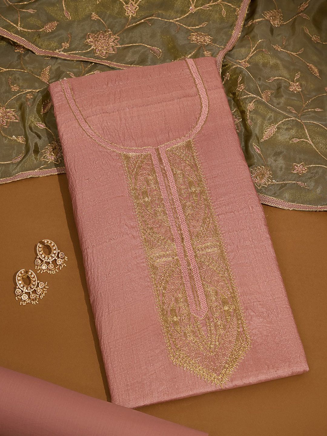 Taneira Embroidered Unstitched Dress Material-picture-4