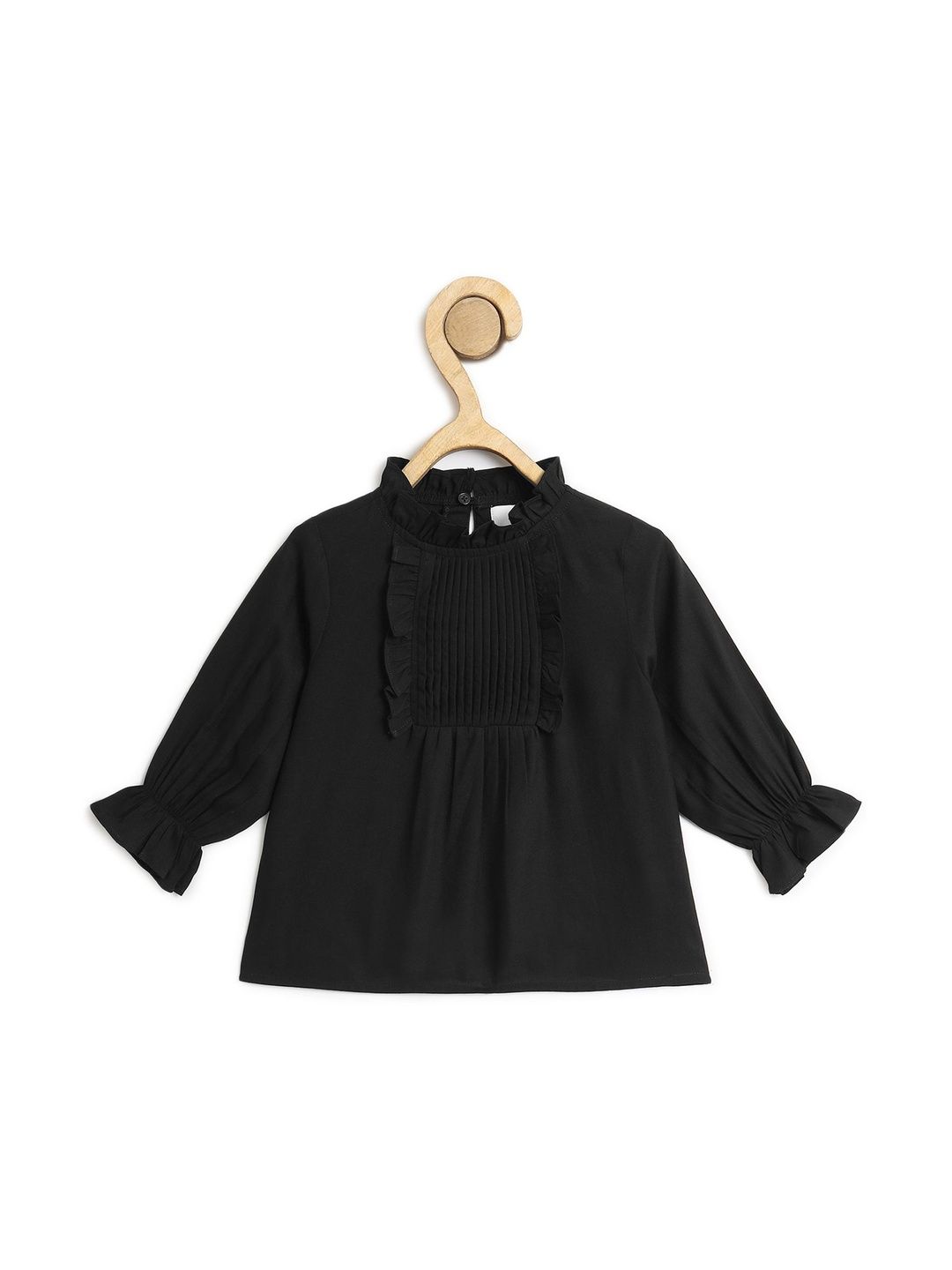Chuppan chupai Girls Black Viscose Rayon Tops-picture-39