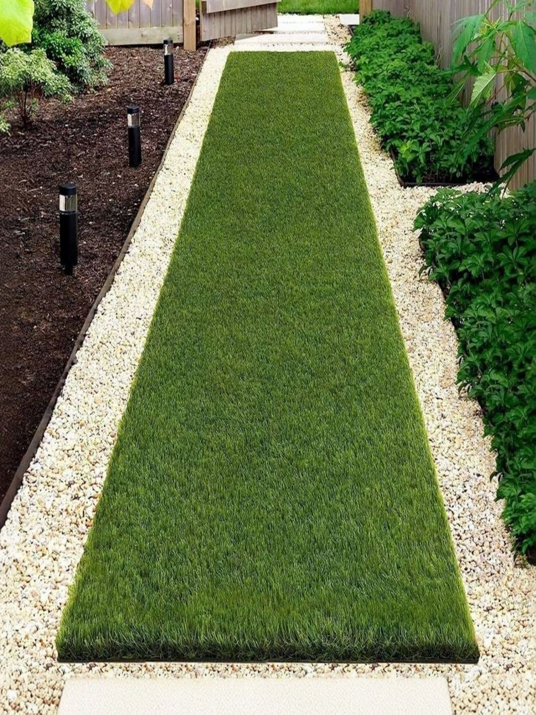 vstucart Green Textured Anti-Skid High Density Artificial Grass Carpet Mat-picture-18