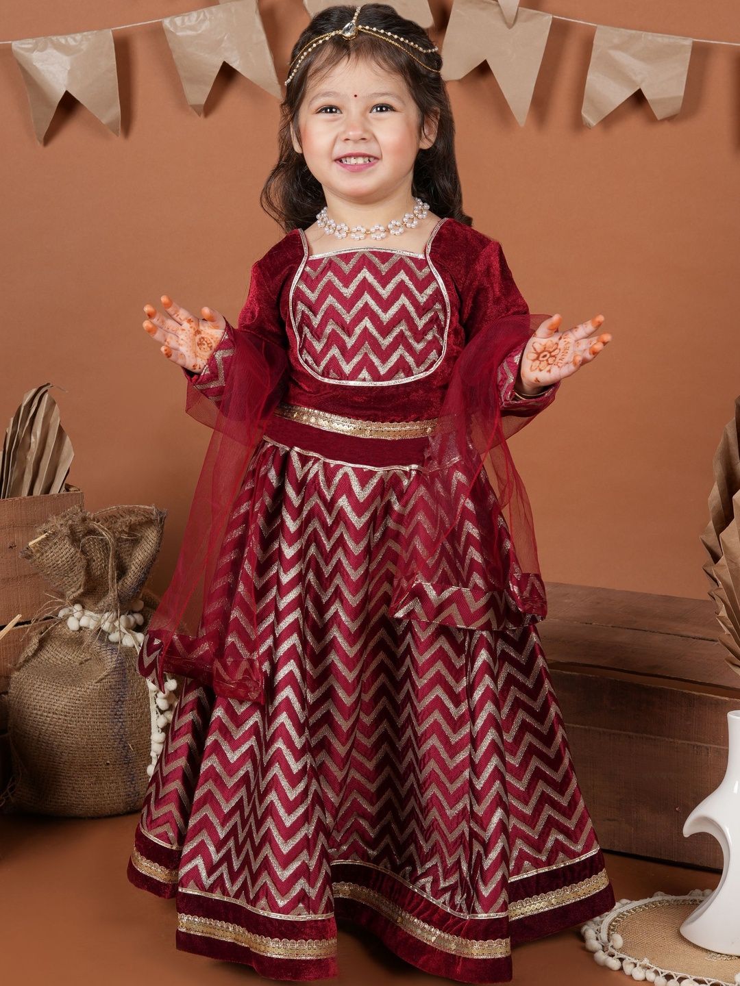 BAESD Girls Ready to Wear Lehenga & Blouse With Dupatta-picture-28