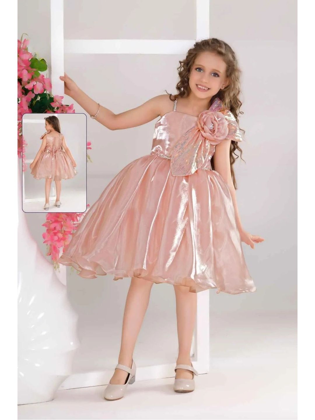 Lagorii Floral Applique Fit & Flare Dress-picture-55