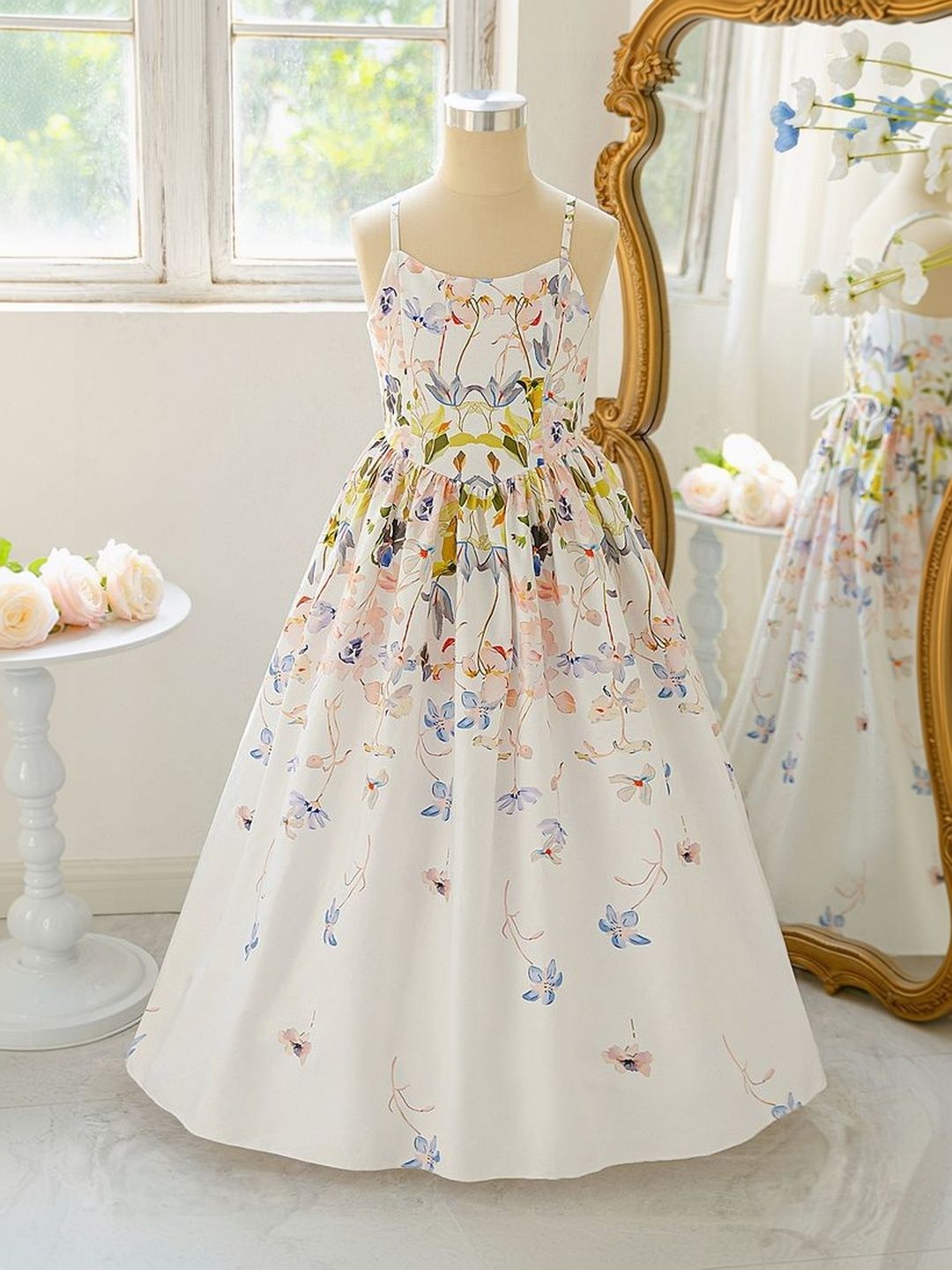 LULU & SKY Floral Print Fit & Flare Maxi Dress-picture-40