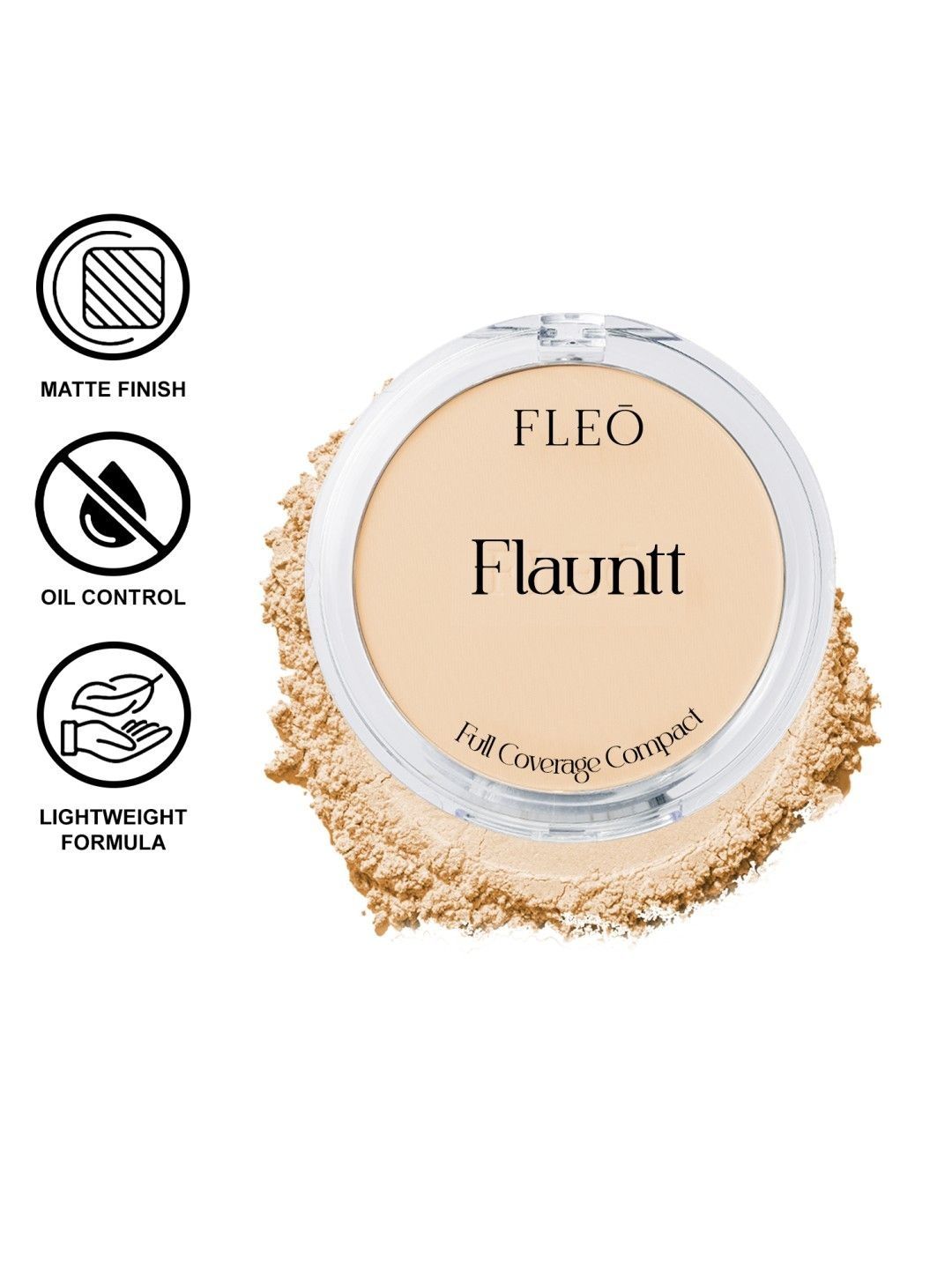 FLEO Flauntt Full Coverage & Long Lasting Compact - Natural 01-picture-23