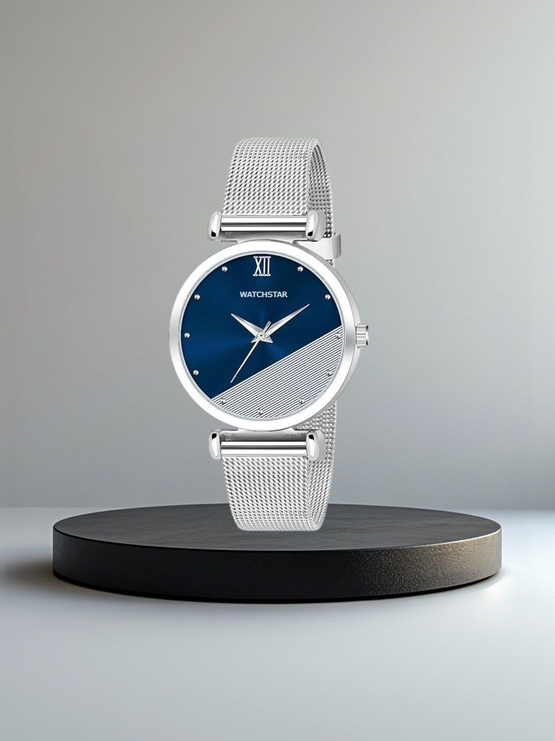 WATCHSTAR Women Dial & Stainless Steel Bracelet Style Straps Analogue Watch Ulta kaan Blue-picture-30