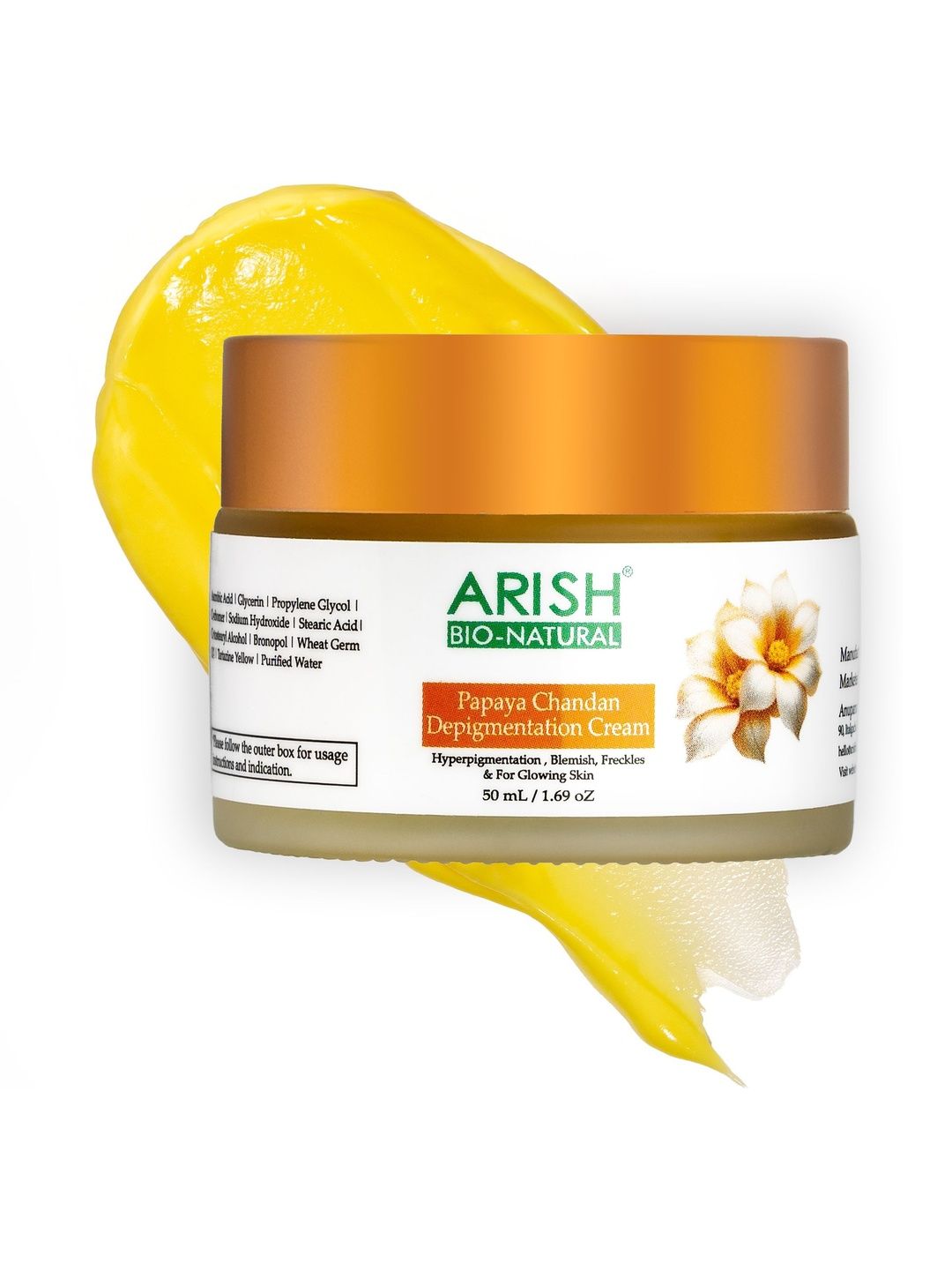 ARISH BIO-NATURAL Papaya Chandan Depigmentation Cream - 50 ml-image-42