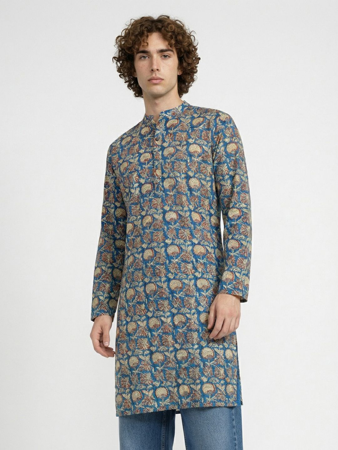 Anouk Rustic Floral Printed Indie Florals Kurta-picture-21