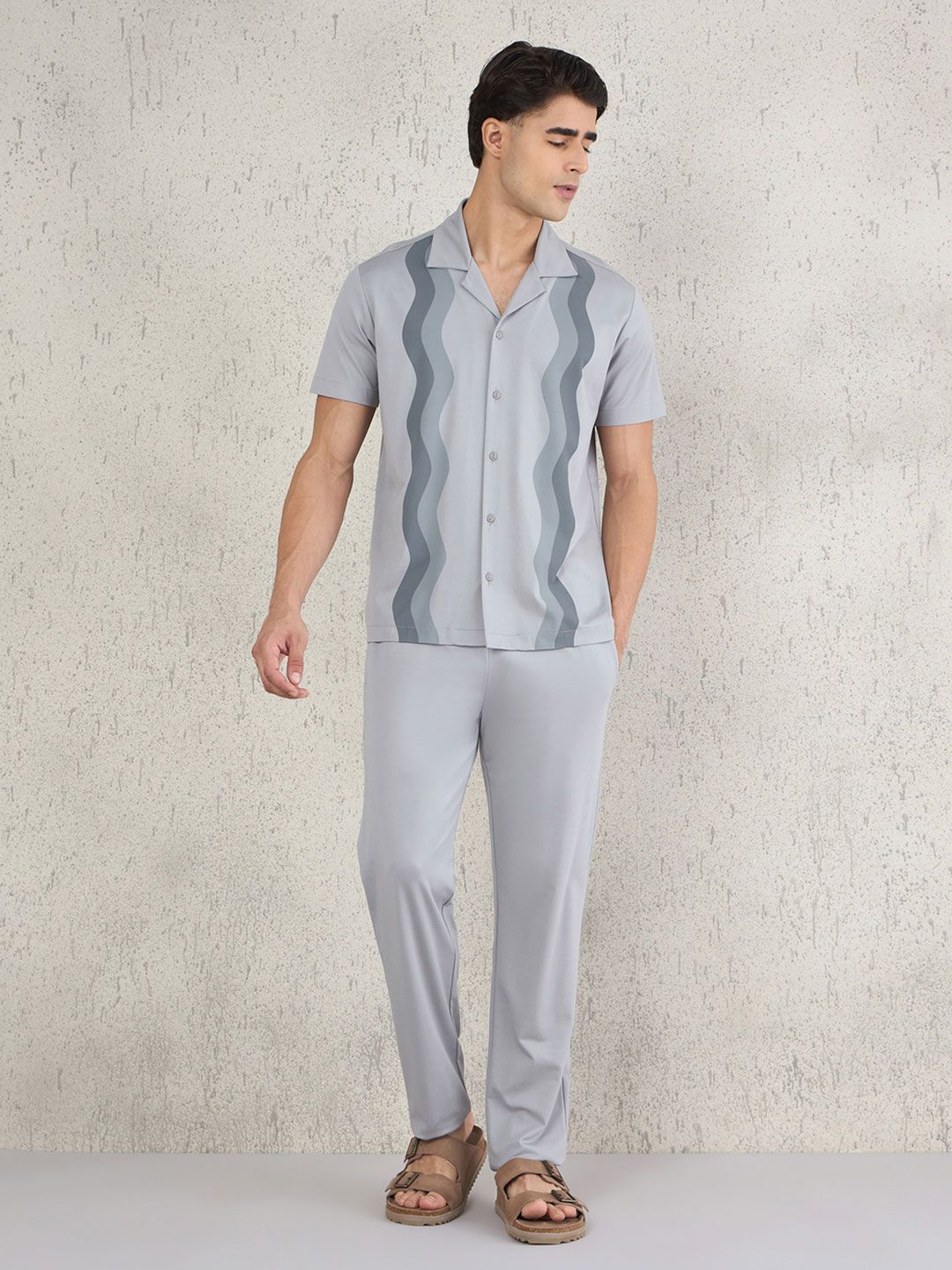 Sweet Dreams Men Colourblocked Night suit-picture-21