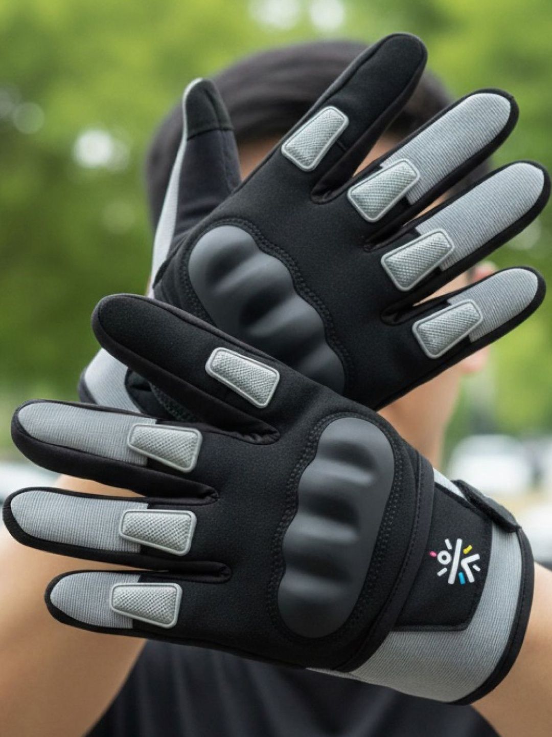 CULT Unisex Patterned Biking Gloves-picture-52