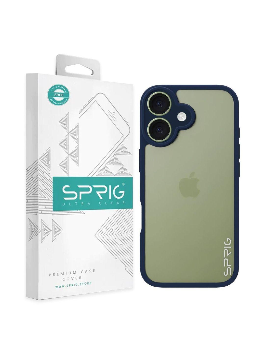 SPRIG Solid Printed iPhone 12 Back Case Mobile Accessories-picture-25