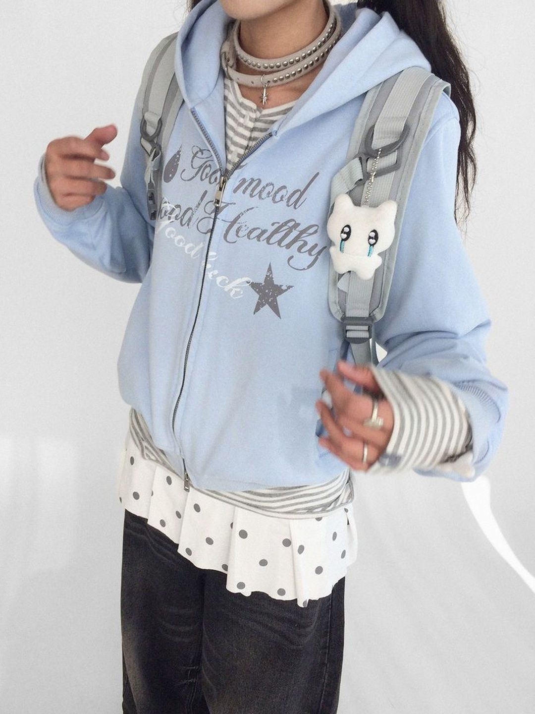 StyleCast x Revolte Women Printed Hooded Sweatshirt-picture-33