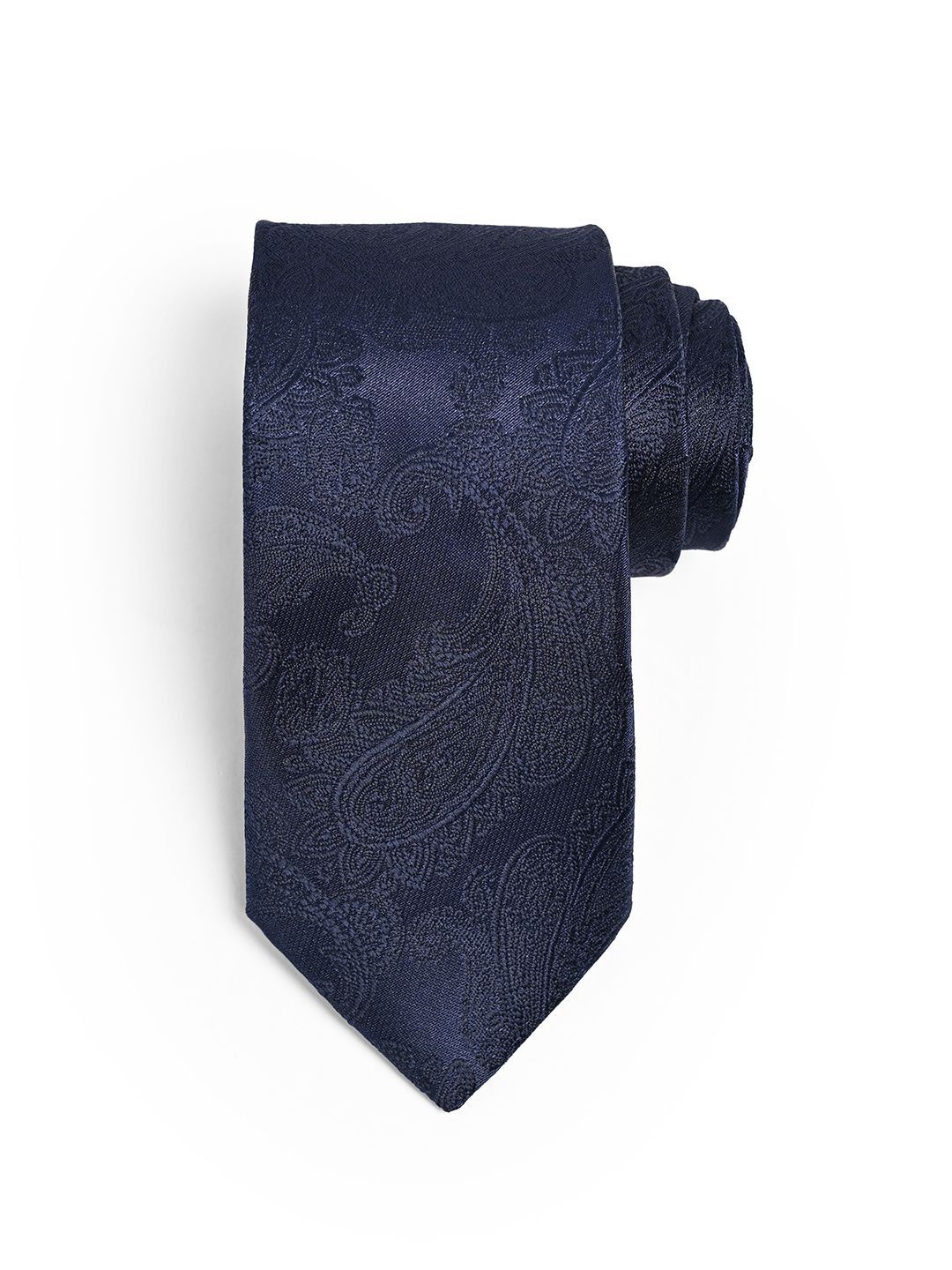 Cazzano Men Woven Design Skinny Tie