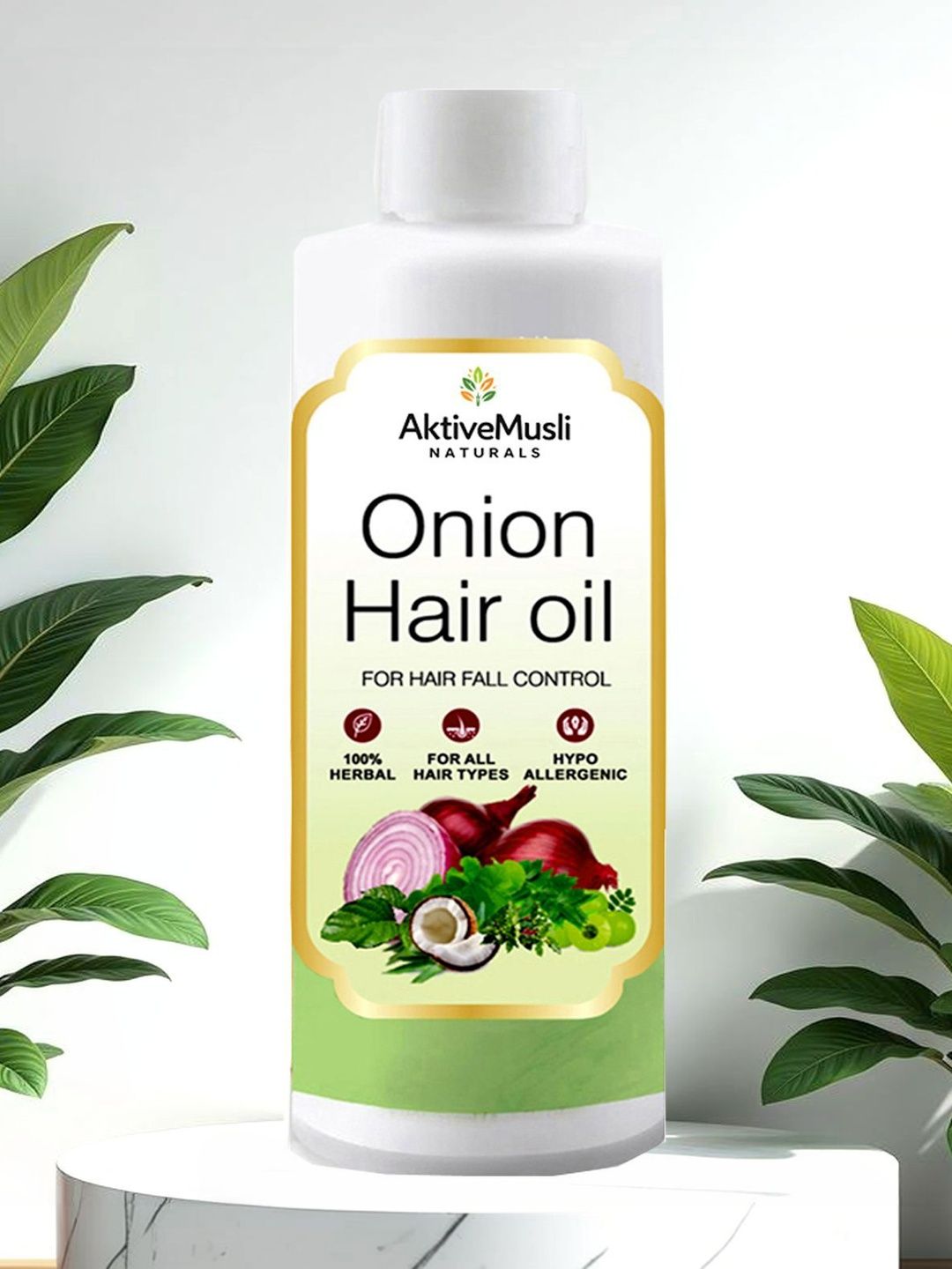 AKTIVEMUSLI Onion Hair Oil For Hair Fall Control - 100 ml-image-14