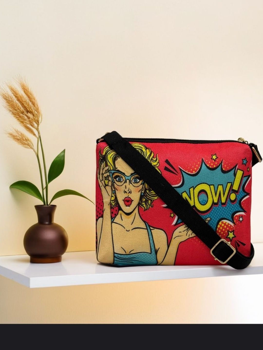 BANDICOOT Printed PU Swagger Sling Bag-picture-17