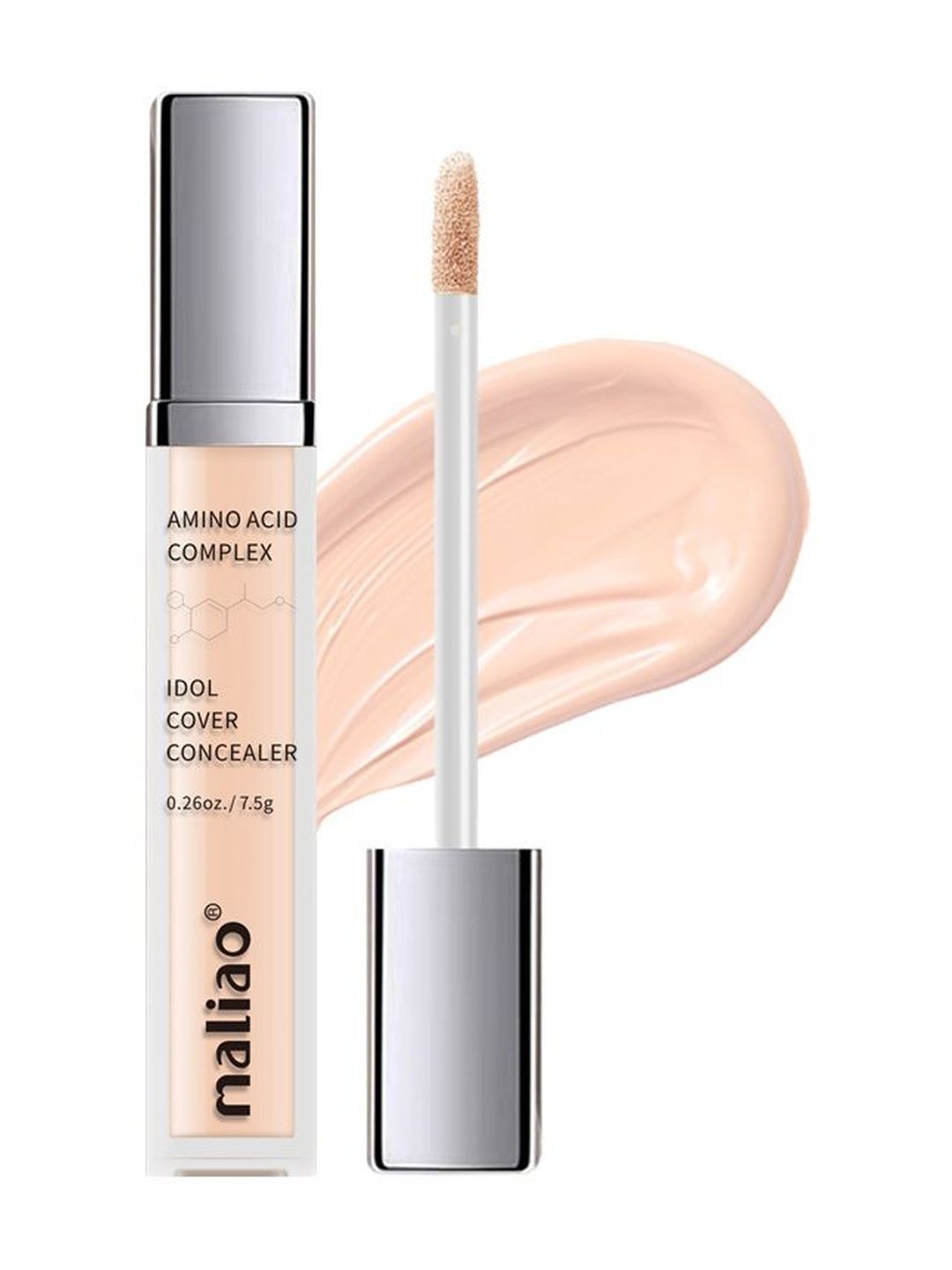 Maliao Idol Cover Concealer - 7.5 g - 01 White Ivory-image-45