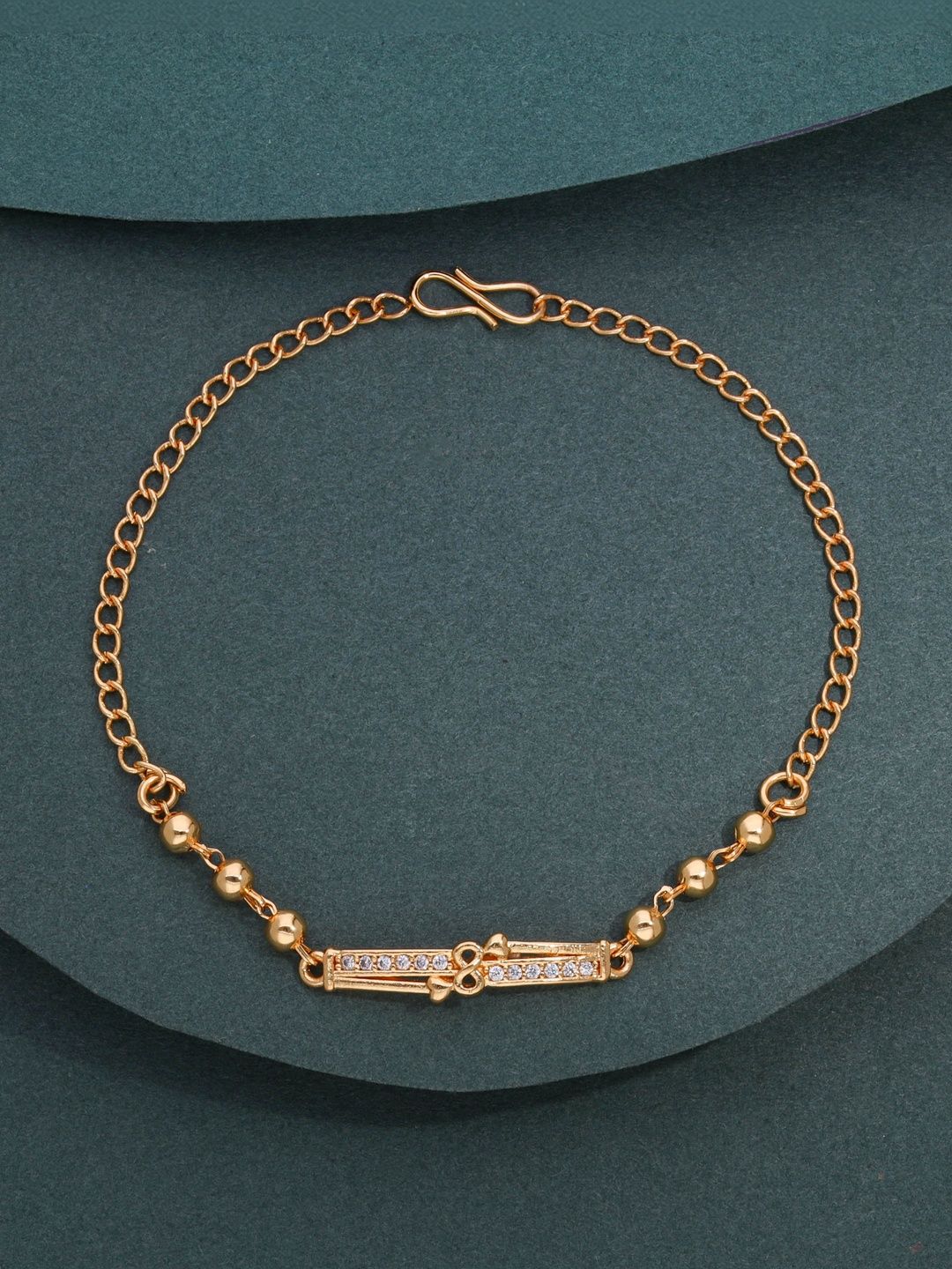 Sangria American Diamond Stone Studded Bracelet