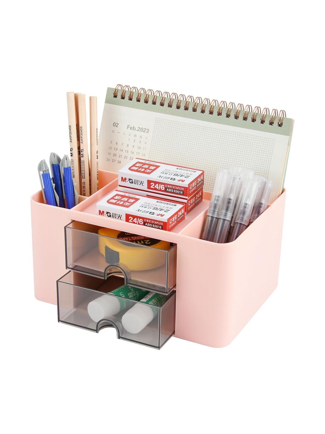 Virtuous Pink Set of 1 Regular Desk Organiser Organisers-image-42