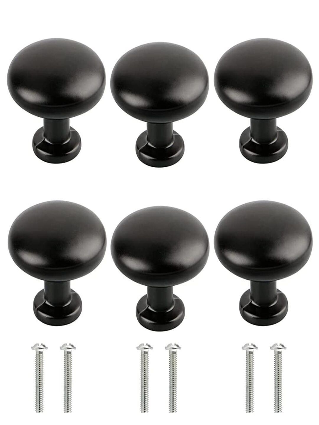 HASTHIP 6-Pc Black Drawer & Cabinet Knobs-image-12