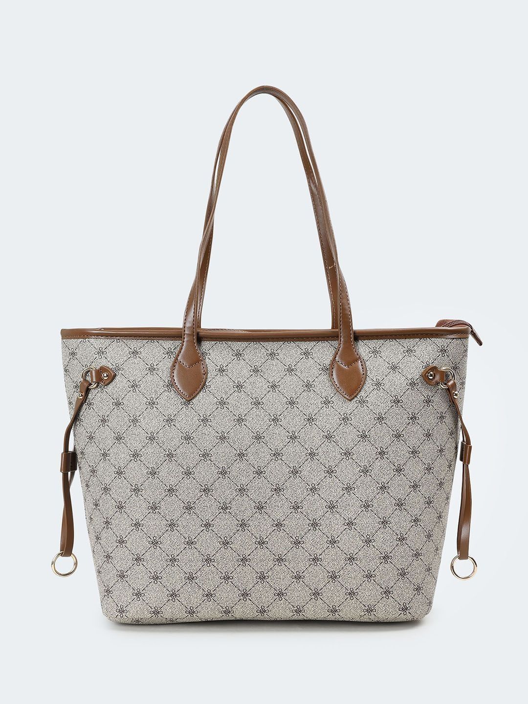 max Printed PU Structured Tote Bag-picture-10