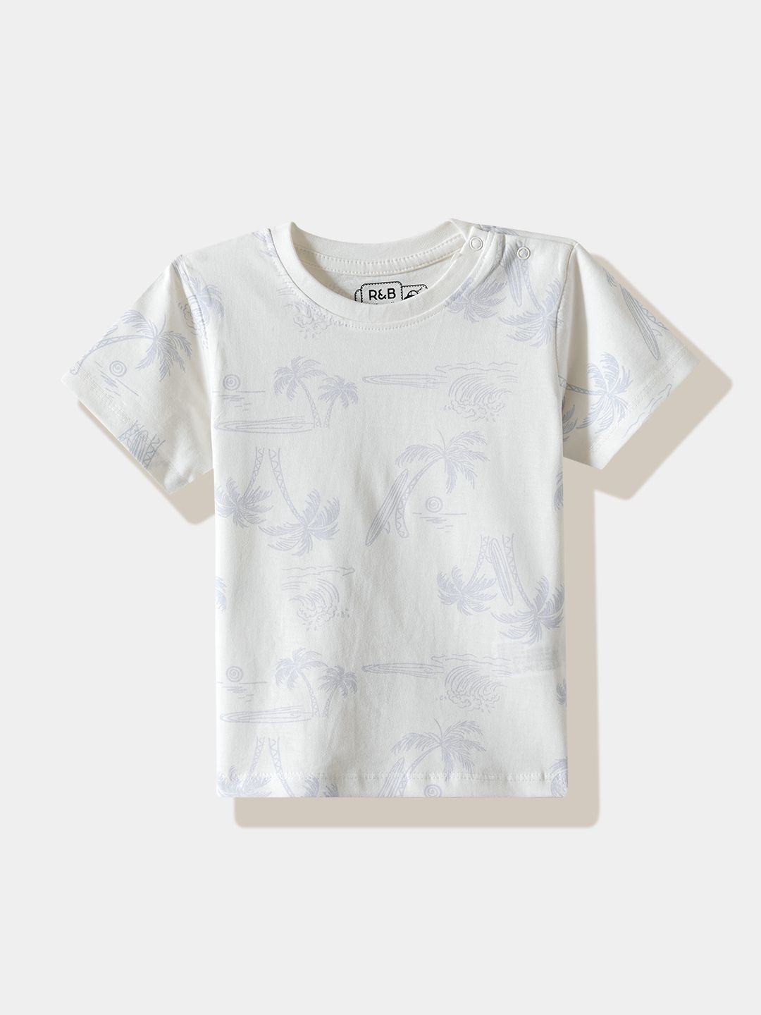 R&B Boys Printed Cotton Round Neck Tshirts-picture-12