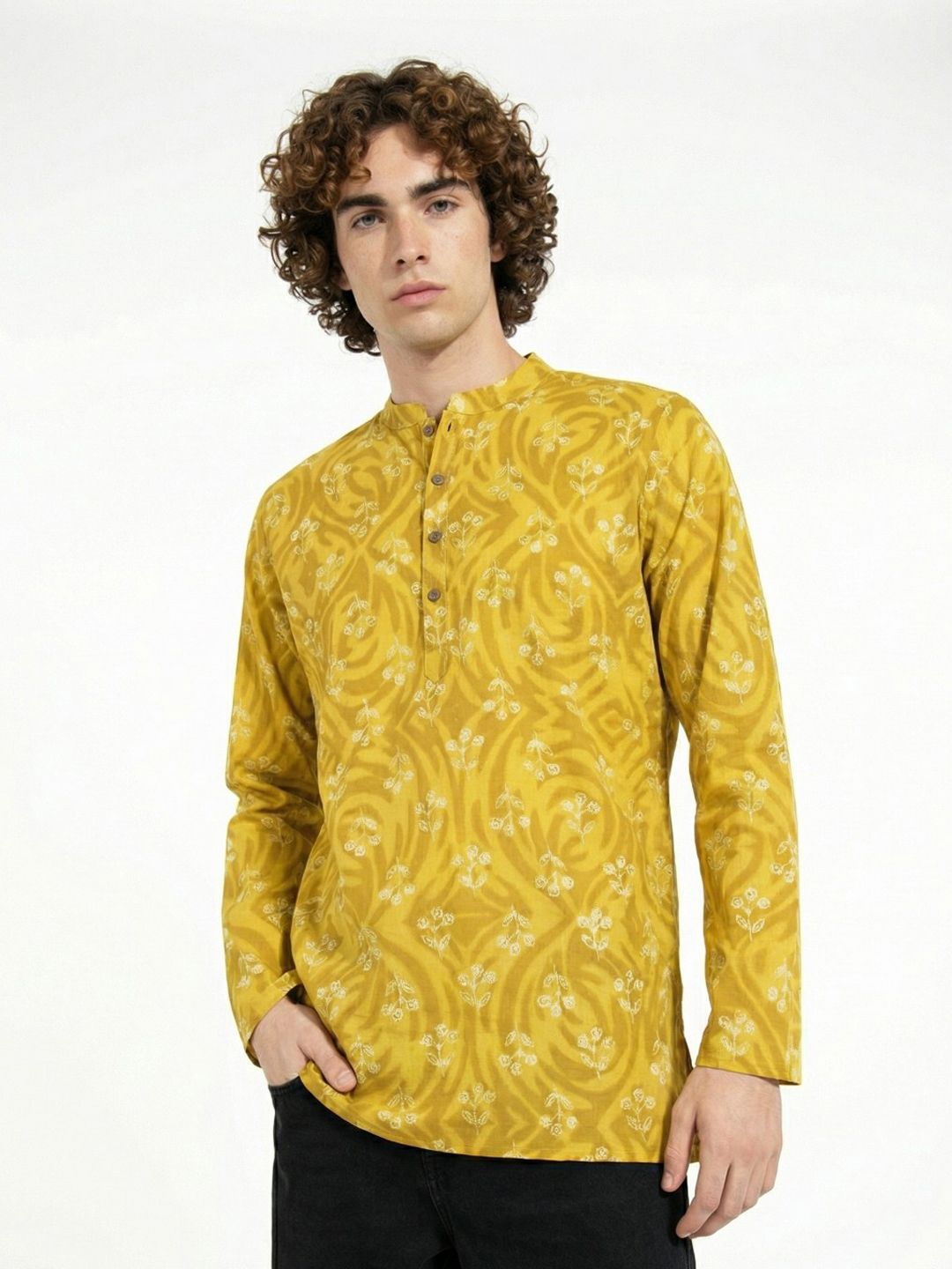 Anouk Rustic Floral Printed Kurta-picture-11