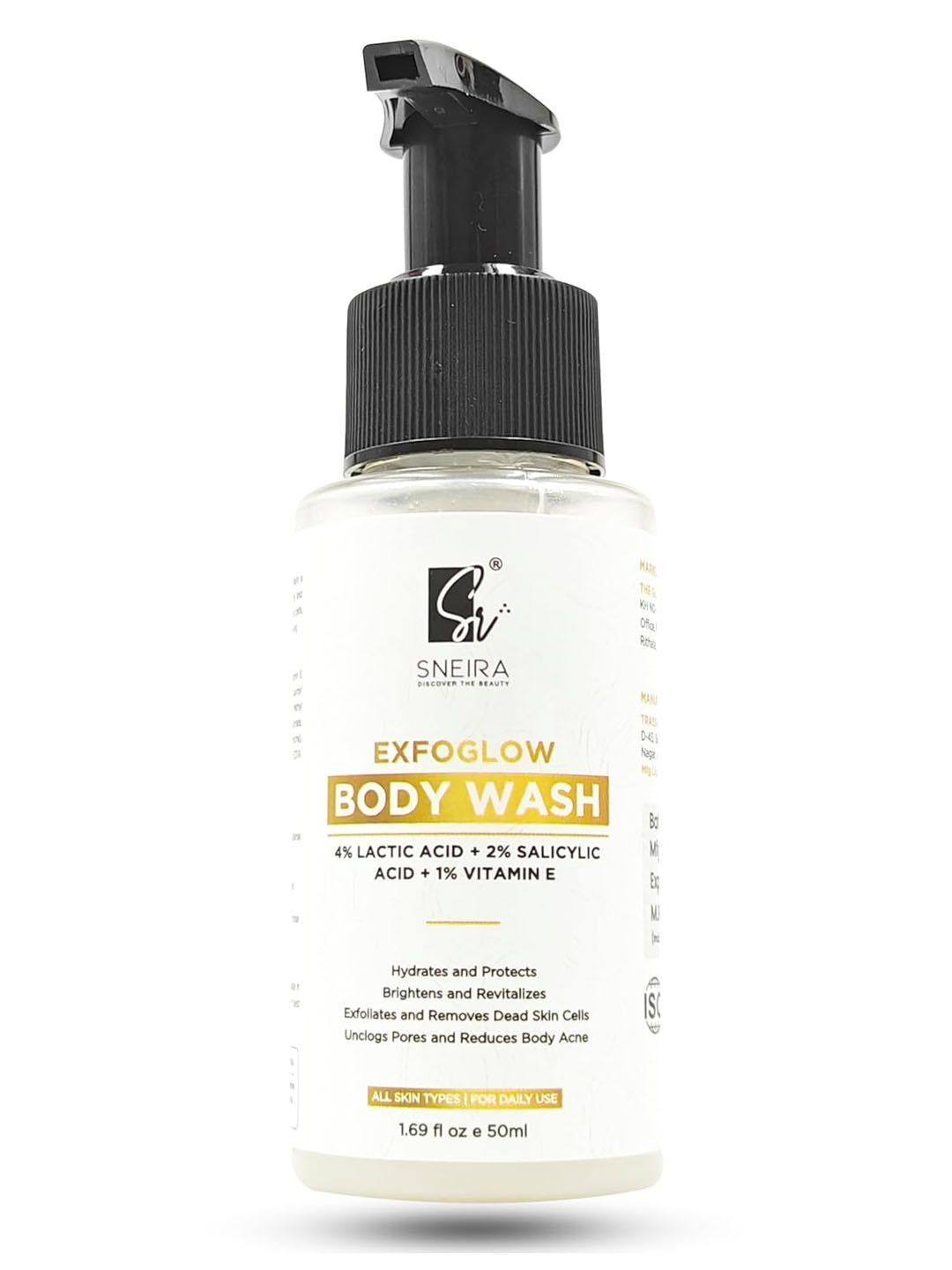 SNEIRA Exfoglow Body Wash To Prevents Body & Acne Bumpy Skin - 50 ml-image-25