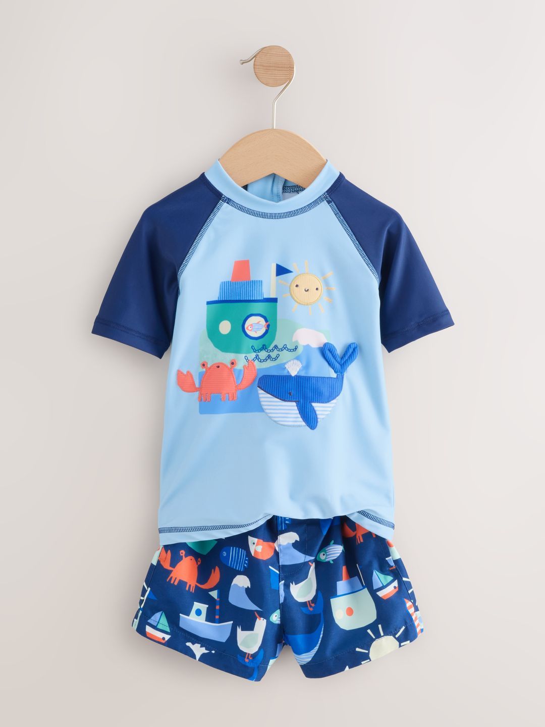 NEXT Boys Printed T-shirt with Shorts-picture-19
