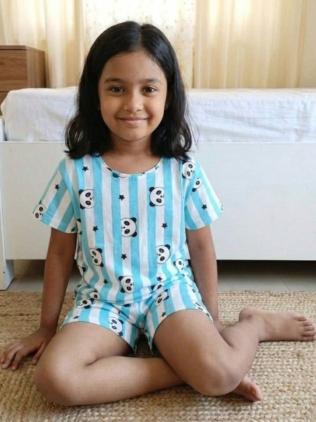 Ninos Dreams Girls Printed Night suit-picture-24