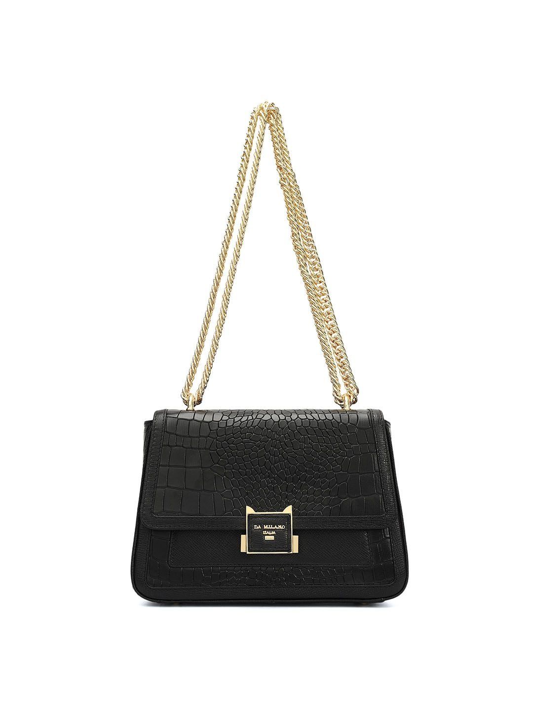 Da Milano Textured Leather Shoulder Bag-picture-45
