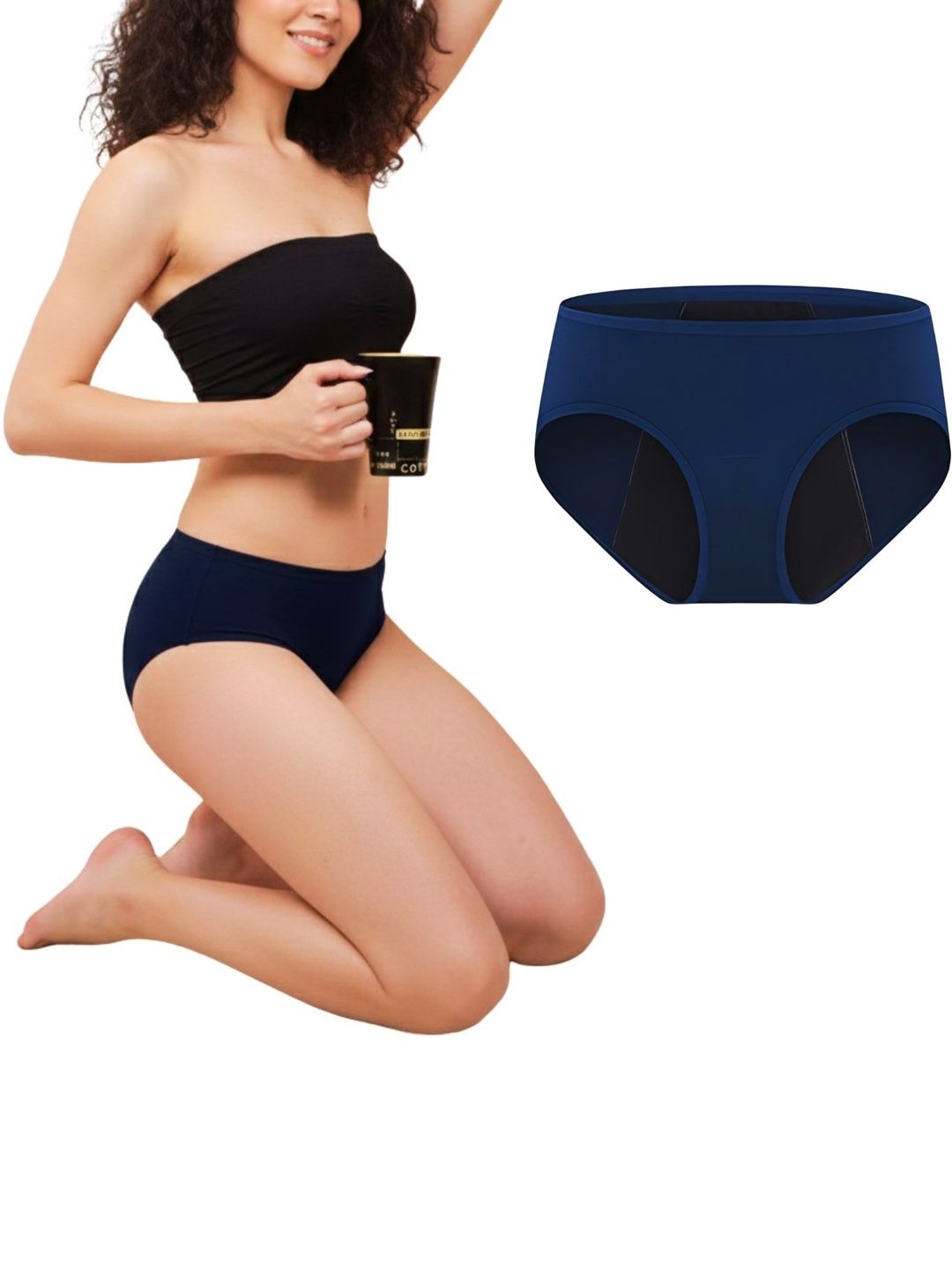 Diving Deep Cotton Leak Proof Mid-Rise Period Briefs-picture-49
