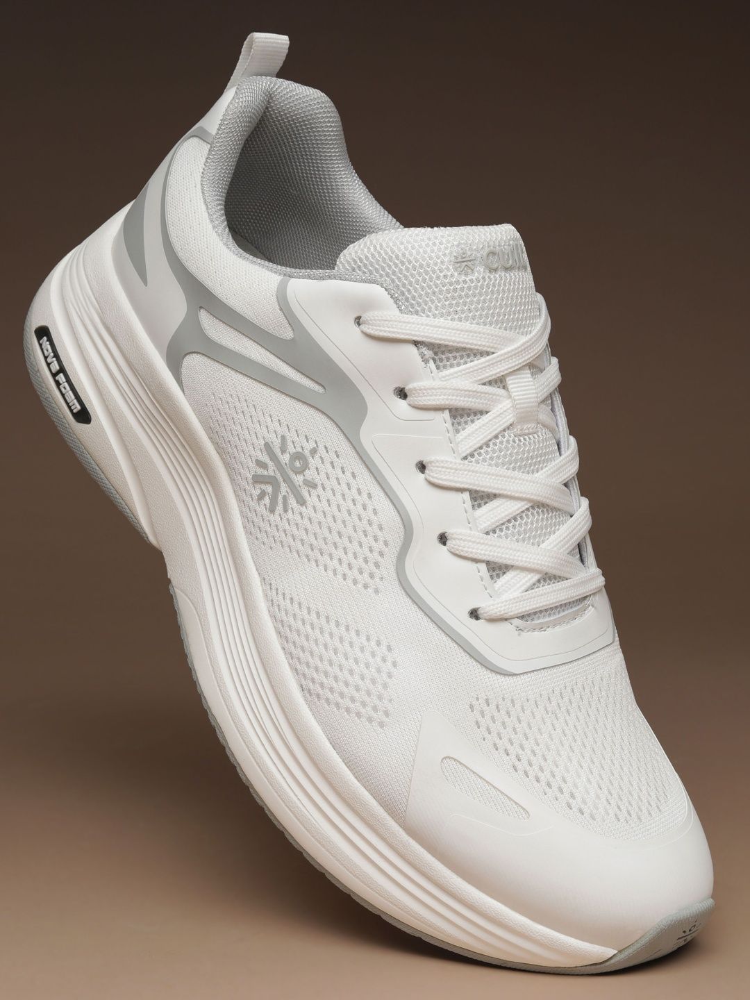 CULT Men Zyon Running Shoes - White & L.grey