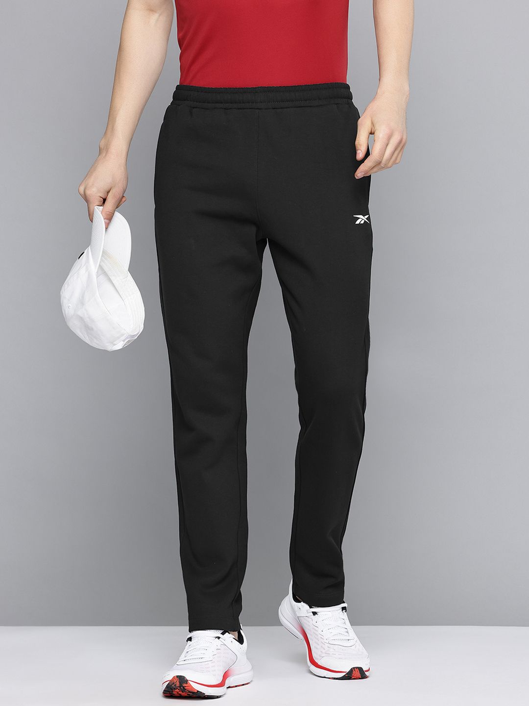Reebok Brand Logo Printed Mid-Rise Outdoor Track Pants-image-32