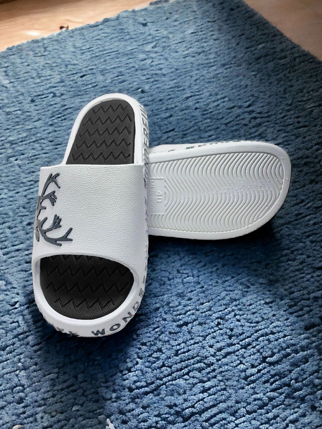 FABBMATE Boys Printed Rubber Sliders-picture-22