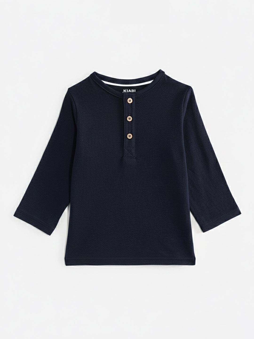 KIABI Boys Cotton Henley Neck T-shirt-picture-25
