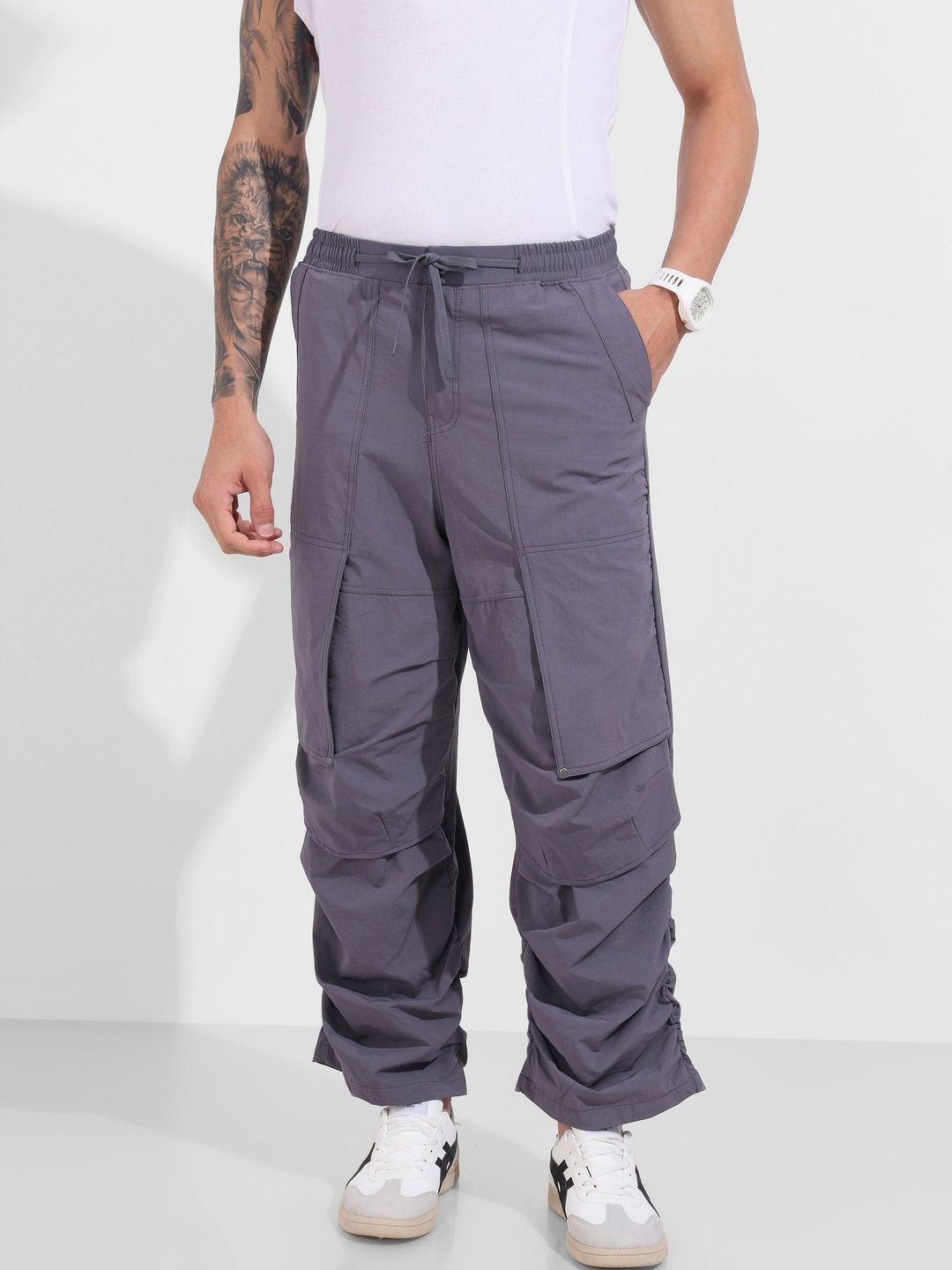 The Indian Garage Co Men Cargos Trousers-picture-16