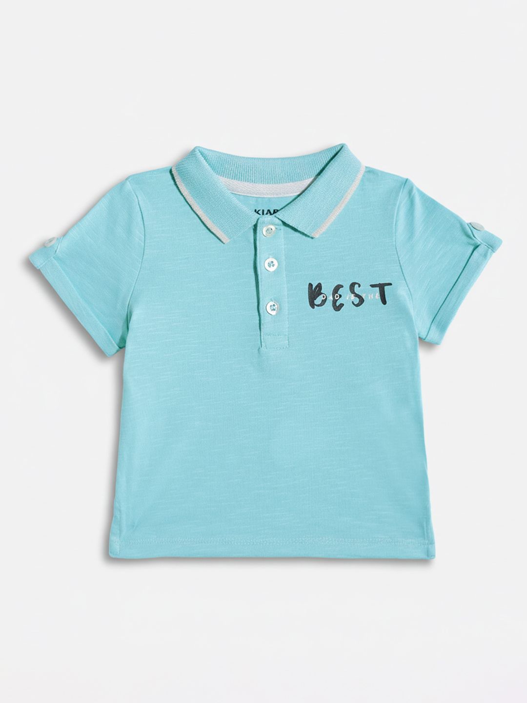 KIABI Infant Girls Polo Collar Pure Cotton T-shirt-picture-50