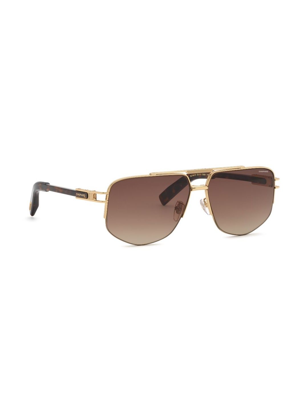 Chopard Men Brown Lens & Gold-Toned Other Sunglasses with-picture-40