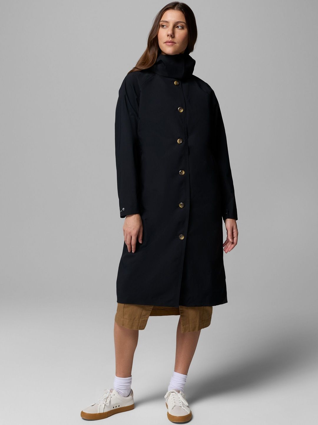 Columbia AmazeTrench Mock Collar Rain Jacket-picture-16