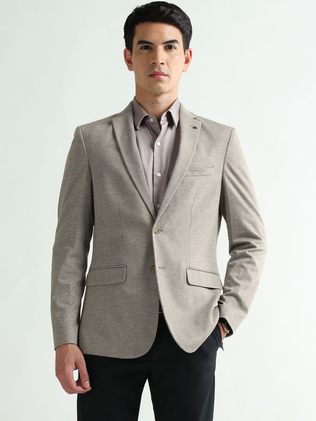 Arrow Slim-Fit Single Breasted Blazer