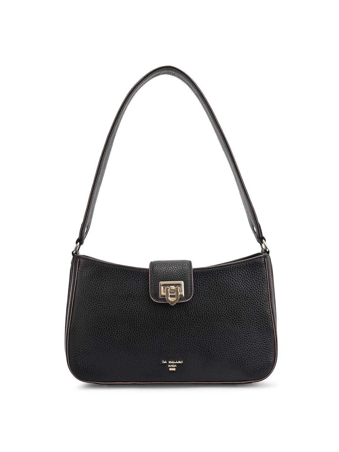 Da Milano Textured Leather Shoulder Bag-picture-57