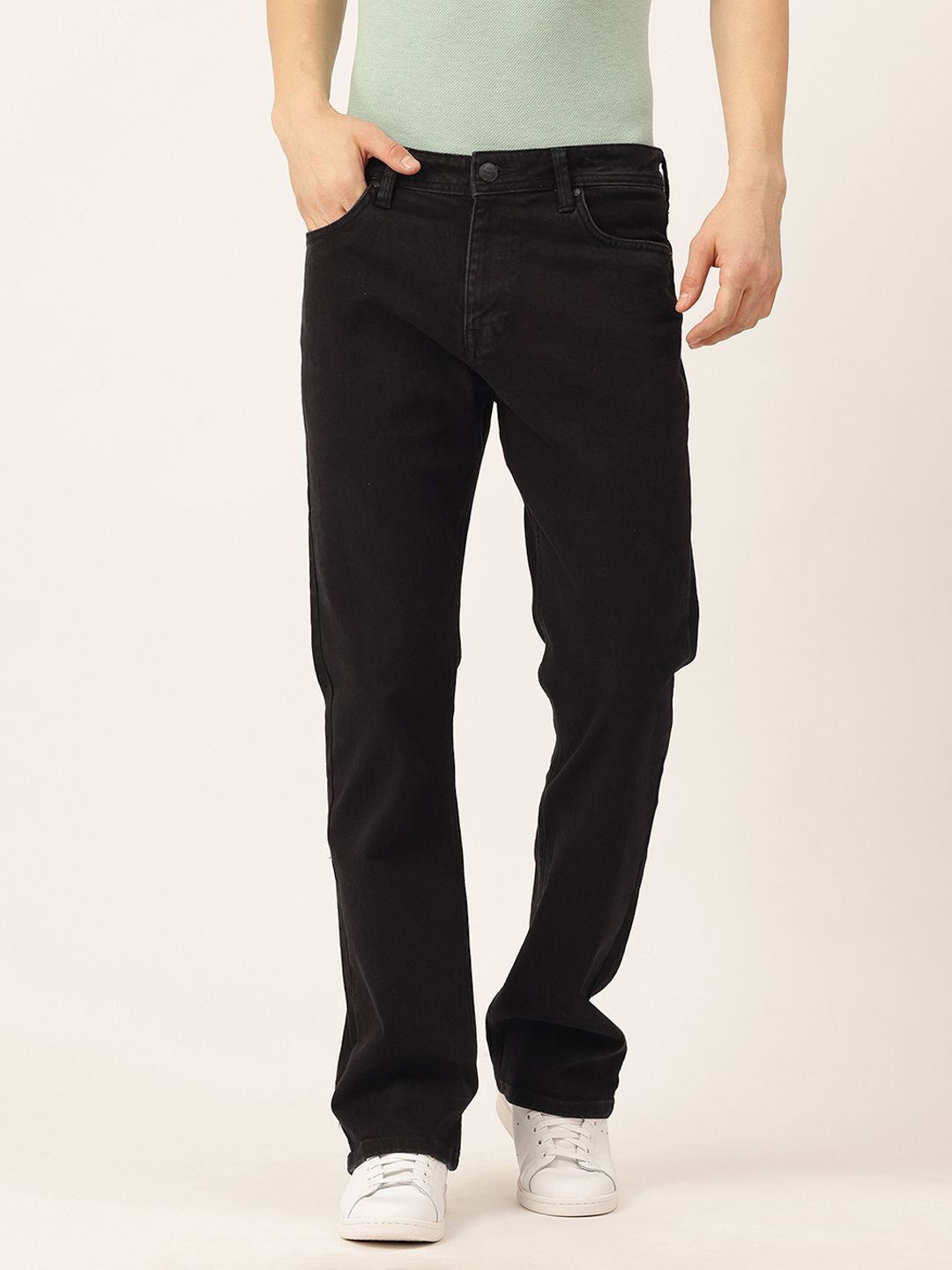 Integriti Men Smart Bootcut Mid-Rise Light Fade Stretchable Jeans