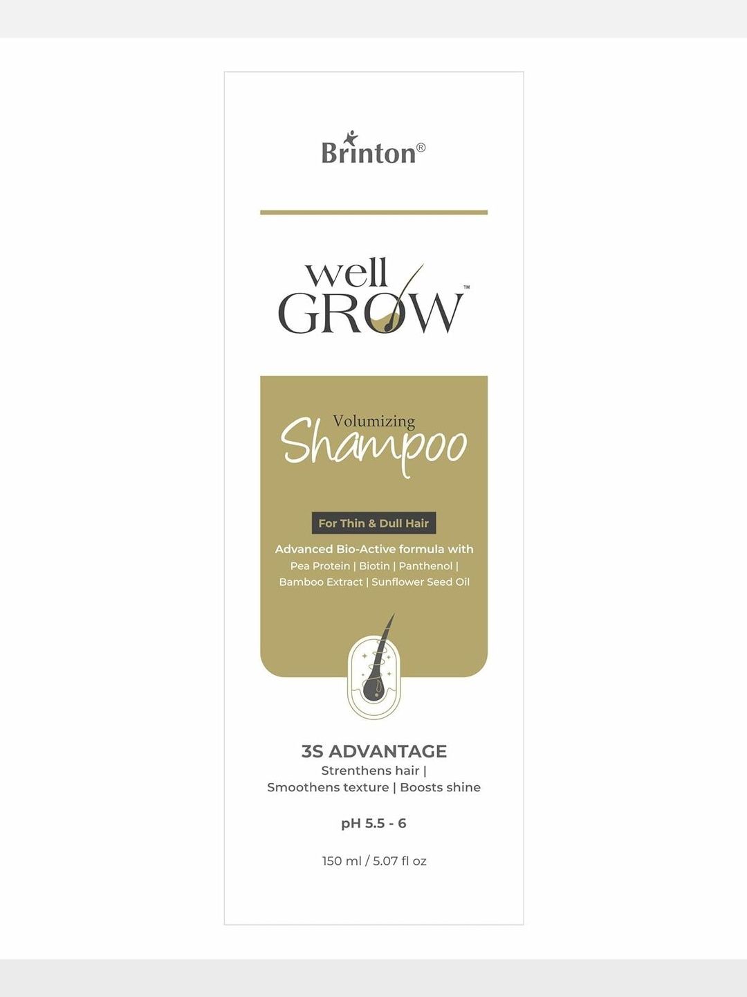 Brinton Wellgrow Volumizing Shampoo- 150 ml-picture-13