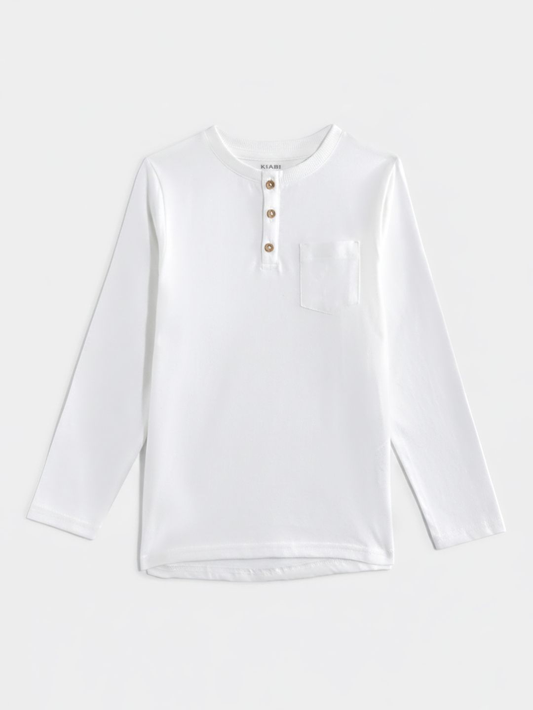 KIABI Boys Henley Neck Cotton T-shirt-picture-16