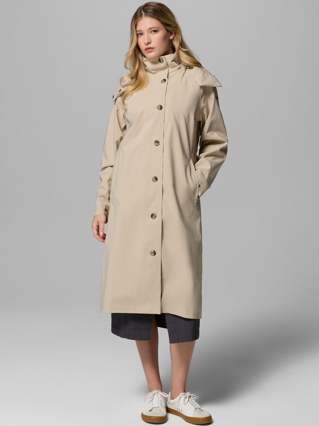 Columbia AmazeTrench Hooded Rain Jacket-image-11