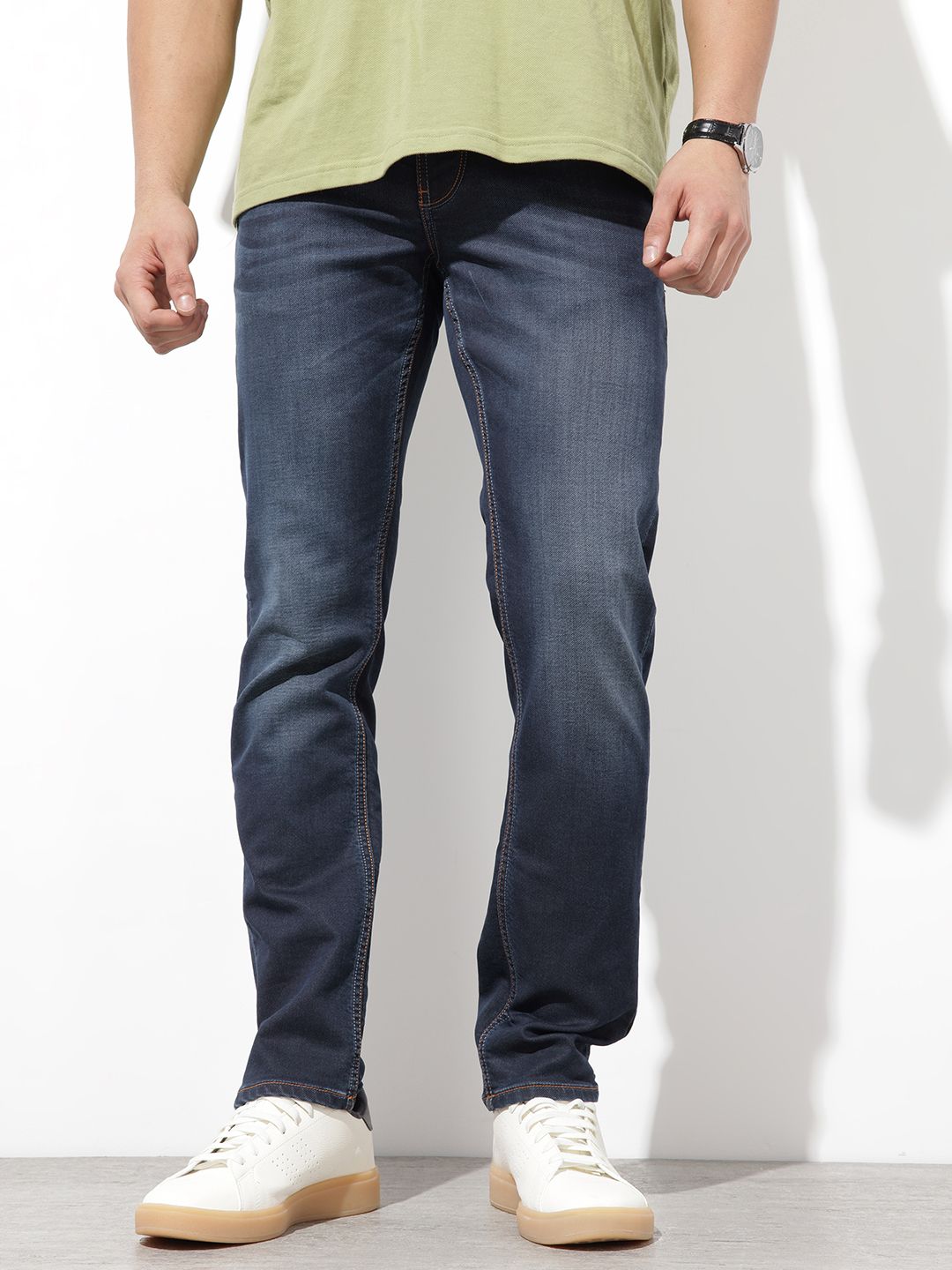 Roadster Men Slim Fit Light Fade Stretchable Jeans-picture-17