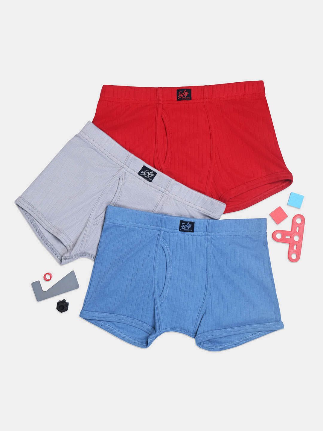 Jockey Pack of 3 Comed Cotton Trunk-picture-26