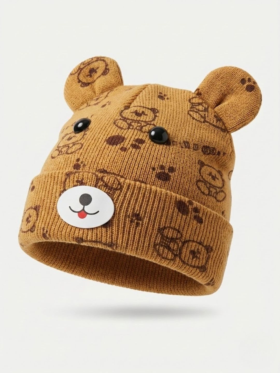 Cdeck Unisex Kids Printed Woollen Beanie-picture-53