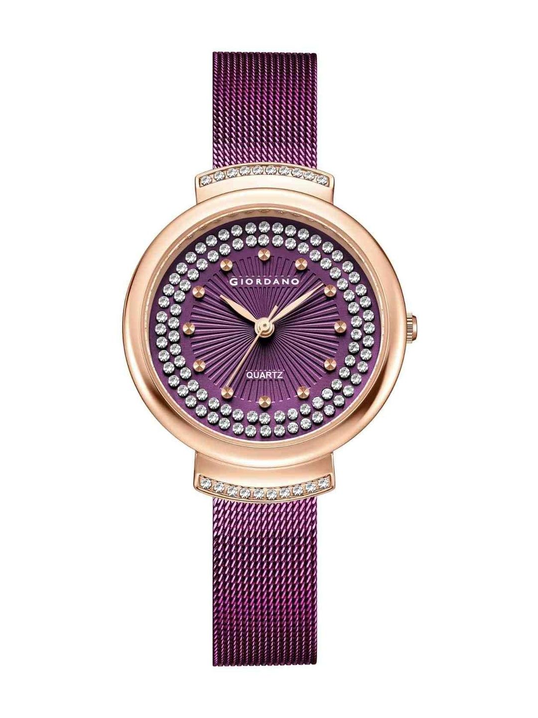 GIORDANO Women Embellished Dial & Bracelet Style Straps Analogue Watch GZ-60143-22-picture-50