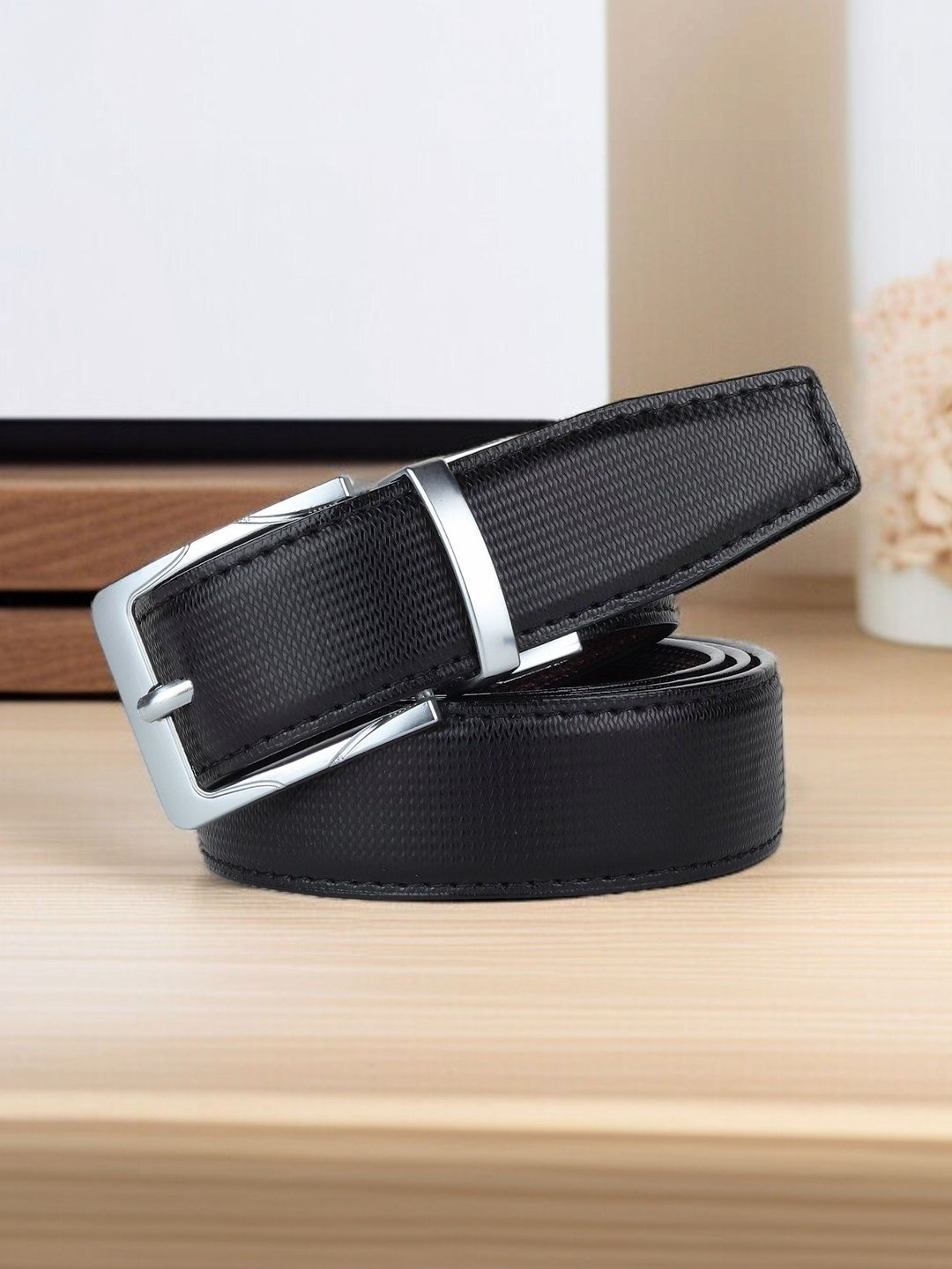 Killer Men Textured Reversible Formal Belt-picture-18