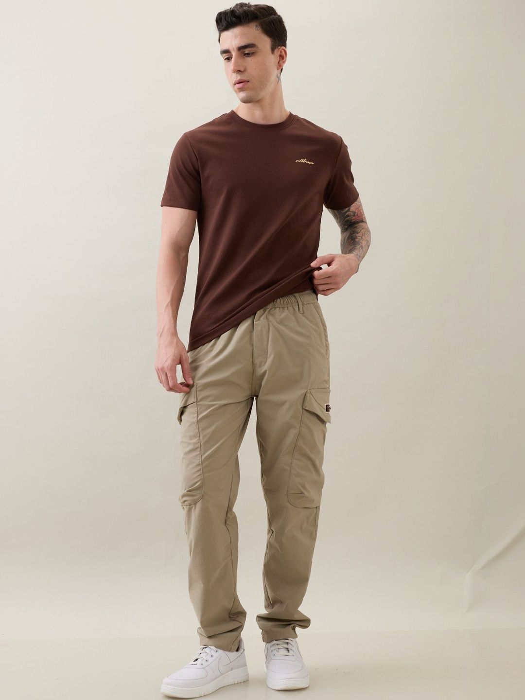 nostrum Men Relaxed Cargos Trousers-picture-24